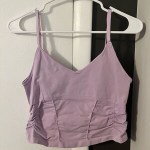 Free people movement good karma ruched crop tank